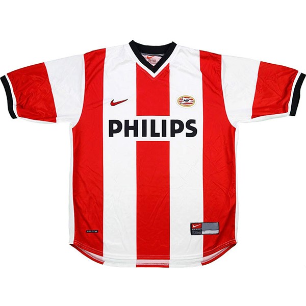Maillot PSV Eindhoven Domicile Retro 1998 2000 Rouge Blanc
